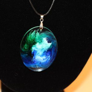 Handmade resin necklace